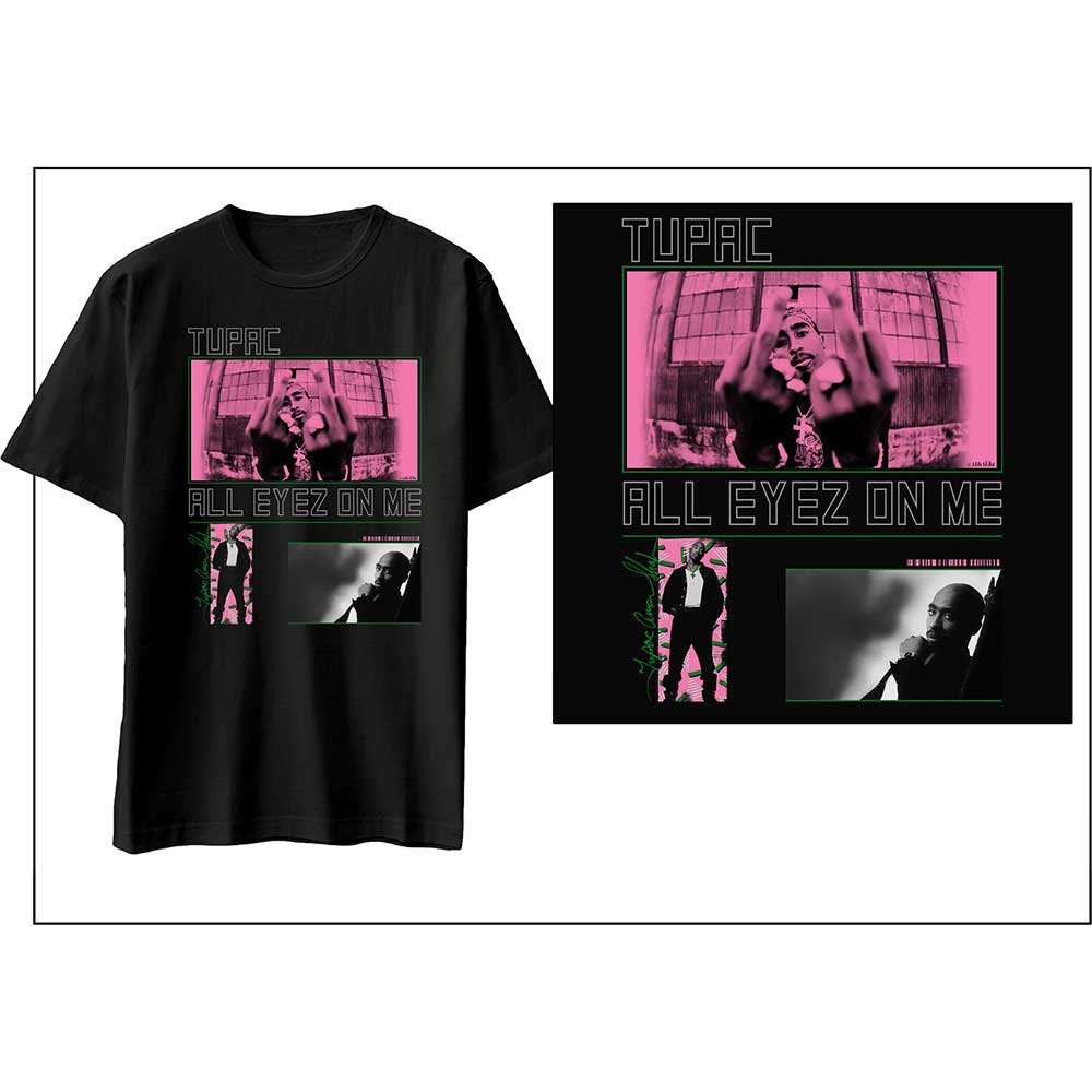 Tupac Adult T-Shirt - Photo Mix - Official Licensed Design - Worldwide Shipping - Jelly Frog