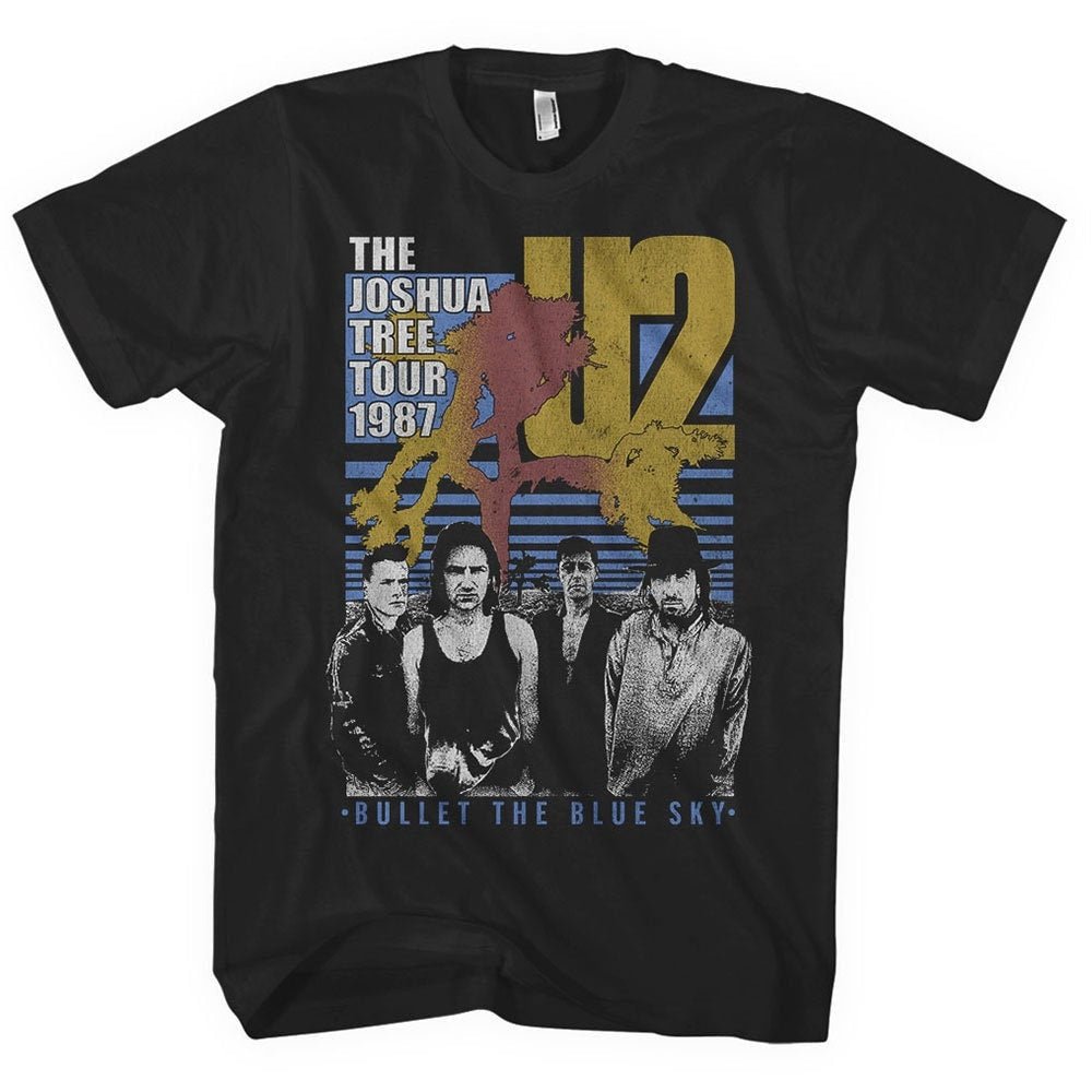 U2 T-Shirt - Bullet the Blue Sky - Unisex Official Licensed Design - Worldwide Shipping - Jelly Frog