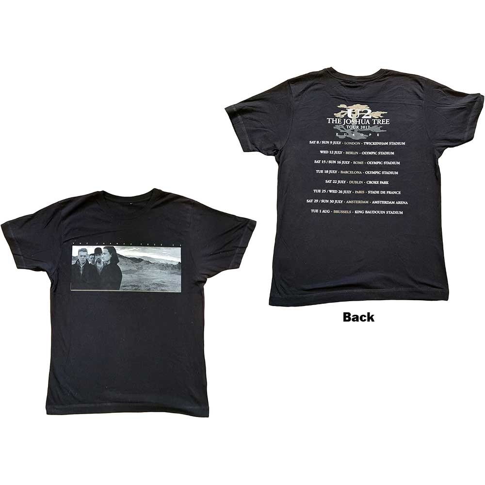 U2 T-Shirt - Joshua Tree Tour 2017 (Back Print) - Unisex Official Licensed Design - Worldwide Shipping - Jelly Frog