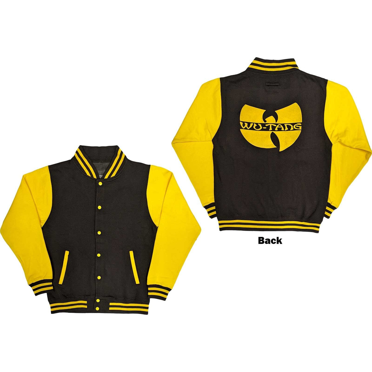 Wu-Tang Clan Varsity Jacket - Logo (Back Print) - Official Licensed Design - Worldwide Shipping - Jelly Frog