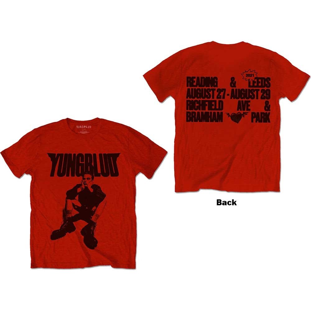 Yungblud Unisex T-Shirt - R-U-OK? (Back Print) Design - Official Licensed Design - Worldwide Shipping - Jelly Frog